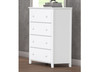 ORVILLE (AUSSIE MADE) 4 DRAWER TALLBOY - ASSORTED COLOURS