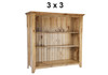 CHUNKY (AUSSIE MADE) LOWLINE BOOKCASE COLLECTION - ASSORTED STAINED COLOURS - STARTING FROM $449