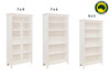 MANILLA (AUSSIE MADE) HIGHLINE BOOKCASE COLLECTION - ASSORTED STAINED COLOURS - STARTING FROM $599