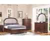 QUEEN GLADSTONE BED WITH 2 x FOOTEND DRAWERS STORAGE - BROWN