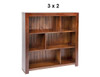 DERBY (AUSSIE MADE) LOWLINE BOOKCASE COLLECTION - ASSORTED STAINED COLOURS - STARTING FROM $399