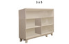 NEWPORT (AUSSIE MADE) LOWLINE BOOKCASE COLLECTION - ASSORTED PAINTED COLOURS - STARTING FROM $649