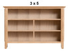 ROBINHOOD (AUSSIE MADE) LOWLINE BOOKCASE COLLECTION - ASSORTED STAINED COLOURS - STARTING FROM $399