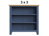 EDEN (AUSSIE MADE) LOWLINE BOOKCASE COLLECTION - ASSORTED PAINTED COLOURS - STARTING FROM $599