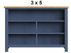 EDEN (AUSSIE MADE) LOWLINE BOOKCASE COLLECTION - ASSORTED PAINTED COLOURS - STARTING FROM $599