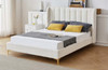 DOUBLE BLAZEIKEN FABRIC BEDFRAME - BOUCLE