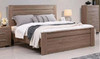 QUEEN JEFFREY BED FRAME - WALNUT 