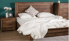 QUEEN JEFFREY BED FRAME - DARK OAK