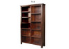 FABULOS (AUSSIE MADE) STAGGERED HIGHLINE BOOKCASE COLLECTION - ASSORTED STAINED COLOURS - STARTING FROM $699