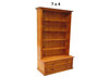 MUDGEE (AUSSIE MADE) HIGHLINE BOOKCASE COMBO COLLECTION - ASSORTED STAINED COLOURS - STARTING FROM $899