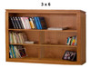 TINA (AUSSIE MADE) LOWLINE BOOKCASE COLLECTION - TASMANIA OAK COMBINATION - ASSORTED STAINED COLOURS - STARTING FROM $649