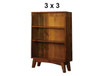EUREKA (AUSSIE MADE) LOWLINE BOOKCASE COLLECTION - ASSORTED STAINED COLOURS - STARTING FROM $449