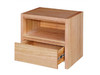 MONTANA 2 DRAWER BEDSIDE TABLE - 550(H) x 580(W) x 400(D) - MESSMATE