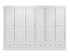 TORRIDGE (AUSSIE MADE) 6 DOOR / 12 DRAWER WARDROBE - 2100(H) x 3150(W) x 520(D) - (2 SECTIONS) - ASSORTED PAINTED COLOURS