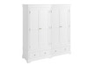 TORRIDGE (AUSSIE MADE) 4 DOOR / 4 DRAWER WARDROBE - 1850(H) x 1800(W) x 520(D) - (2 SECTIONS) - ASSORTED PAINTED COLOURS