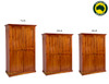 MUDGEE (AUSSIE MADE) 2 DOOR DEEP PANTRY COLLECTION - ASSORTED STAINED COLOURS - STARTING FROM $999