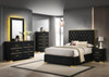 DOUBLE OR QUEEN LYNNE 5 PIECE (DRESSER) VELVET BEDROOM SUITE - ASSORTED COLOURS