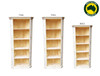 SWAYDE (AUSSIE MADE) CORNER HIGHLINE BOOKCASE COLLECTION - ASSORTED STAINED COLOURS - STARTING FROM $899