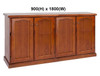 MUDGEE / COLONIAL (AUSSIE MADE) THICK TOP 2 DOOR BUFFET - ASSORTED STAINED COLOURS - STARTING FROM $599