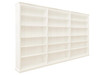 MUDGEE (AUSSIE MADE) HIGHLINE BOOKCASE - 2100(H) x 2700(W) - (3 SECTIONS) PIGEON PAIRED - ASSORTED PAINTED COLOURS
