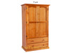MUDGEE (AUSSIE MADE) WARDROBE 2 DOOR / 2 DRAWER COLLECTION - ASSORTED STAINED COLOURS - STARTING FROM $799