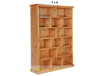 URBAN (AUSSIE MADE) FLAT TOP STAGGERED BOOKCASE COLLECTION - ASSORTED STAINED COLOURS - STARTING FROM $699
