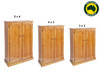 MUDGEE (AUSSIE MADE) SHOE CABINET 2 DOOR COLLECTION - ASSORTED STAINED COLOURS - STARTING FROM $699