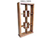 PUNCHO BOOKCASE / ROOM DIVIDER + 2 BOX IN THE MIDDLE COLLECTION - ASSORTED STAINED COLOURS - STARTING FROM $699