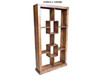 PUNCHO BOOKCASE / ROOM DIVIDER + 2 BOX IN THE MIDDLE COLLECTION - ASSORTED STAINED COLOURS - STARTING FROM $699