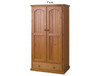 CLIO (AUSSIE MADE) 2 DOOR / 1 BLANKET (DEEP) DRAWER WARDROBE COLLECTION - ASSORTED STAINED COLOURS - STARTING FROM $899