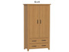 SYDNEYSIDE (AUSSIE MADE) 2 DOOR / 2 DRAWER WARDROBE COLLECTION - ASSORTED STAINED COLOURS - STARTING FROM $999