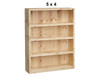 SUSAN (AUSSIE MADE) STANDARD LOWLINE BOOKCASE WITH 40MM FACINGS COLLECTION - ASSORTED STAINED COLOURS - STARTING FROM $399