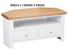 EMMETT (AUSSIE MADE) TV CORNER UNIT WITH 2 DRAWERS COLLECTION - ASSORTED PAINTED COLOURS - STARTING FROM $899