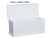 URBANITE (AUSSIE MADE) FLAT TOP WITH LINED SIDES BLANKET BOX COLLECTION - ASSORTED PAINTED COLOURS - STARTING FROM $499