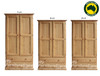 MUDGEE (AUSSIE MADE) WARDROBE (NO ARCH) 2 DOOR / 2 DRAWER COLLECTION - ASSORTED STAINED COLOURS - STARTING FROM $799