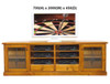 POLONIUS (AUSSIE MADE) LOWLINE TV UNIT COLLECTION - ASSORTED STAINED COLOURS - STARTING FROM $1099