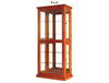 GLORIA (AUSSIE MADE) DISPLAY CABINET WITH MIRRORED BACKING COLLECTION - ASSORTED STAINED COLOURS - STARTING FROM $1299