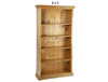 ANTALYA (AUSSIE MADE) TRIPLE TOP STANDARD HIGHLINE BOOKCASE WITH 40MM FACINGS COLLECTION  - ASSORTED STAINED COLOURS - STARTING FROM $599