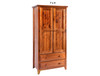 MANILLA (AUSSIE MADE) 2 DOOR / 2 DRAWER WARDROBE COLLECTION - ASSORTED STAINED COLOURS - STARTING FROM $899