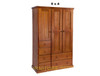 URBAN (AUSSIE MADE) FLAT TOP 3 DOOR / 6 DRAWER WARDROBE COLLECTION - ASSORTED STAINED COLOURS - STARTING FROM $1299