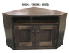 CLAUDE (AUSSIE MADE) CORNER TV STAND COLLECTION  - ASSORTED STAINED COLOURS - STARTING FROM $599