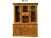 JAMISON (AUSSIE MADE) BUFFET AND HUTCH (NO LEAD LIGHT GLASS) COLLECTION - ASSORTED PAINTED COLOURS - STARTING FROM $1499