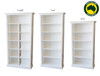 MUDGEE (AUSSIE MADE) HIGLINE BOOKCASE COLLECTION  - ASSORTED PAINTED COLOURS - STARTING FROM $799