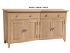 ELEGANCE (AUSSIE MADE) BUFFET COLLECTION - TASSIE OAK COMBINATION - ASSORTED STAINED COLOURS - STARTING FROM $699