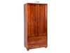 RETRO (AUSSIE MADE) 2 DOOR / 2 DRAWER WARDROBE COLLECTION - ASSORTED STAINED COLOURS - STARTING FROM $899