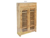 BANDY (AUSSIE MADE) SHOE CABINET WITH 2 LATTICE DOORS / 2 DRAWERS COLLECTION - ASSORTED STAINED COLOURS - STARTING FROM $699