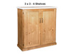 GREELEY (AUSSIE MADE) SHOE CABINET COLLECTION - ASSORTED STAINED / PAINTED COLOURS - STARTING FROM $899