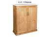 GREELEY (AUSSIE MADE) SHOE CABINET COLLECTION - ASSORTED STAINED / PAINTED COLOURS - STARTING FROM $899