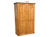 MUDGEE (AUSSIE MADE) 2 DOOR ALL HANGING WITH HAT RACK WARDROBE COLLECTION - ASSORTED STAINED COLOURS - STARTING FROM $699