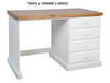 MACQUARIE (AUSSIE MADE) 4 DRAWER DESK - ASSORTED PAINTED/STAINED COLOURS - STARTING FROM $699